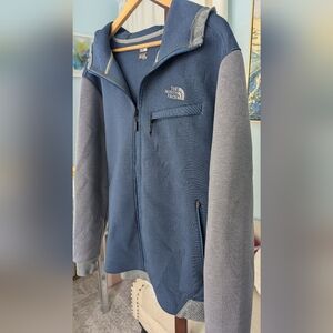 North Face Hoodie Jacket Deep Pockets Front Full Zip Up Sz XL